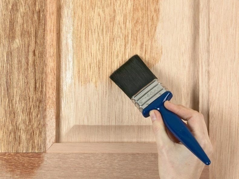 Окрашивание деревянных поверхностей