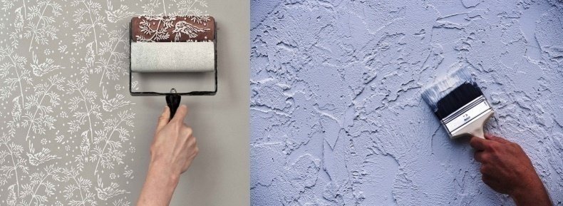 Необычная покраска стен водоэмульсионной краской