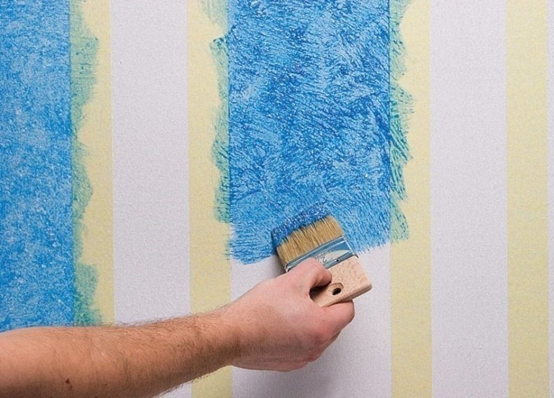 Оригинальные способы окраски стен