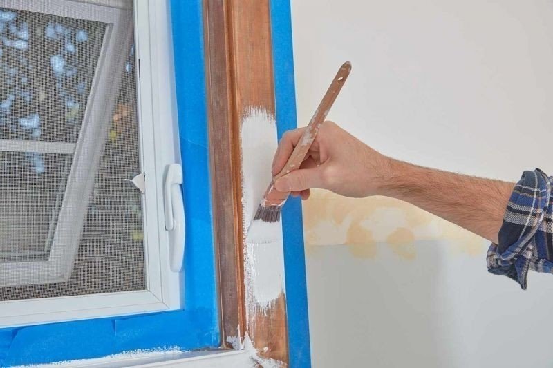 Покрасить окна деревянные в квартире