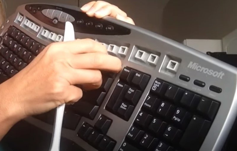 Клавиши для очистки компьютера