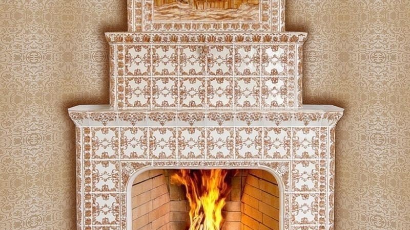 Испанская керамическая плитка для печи и камина