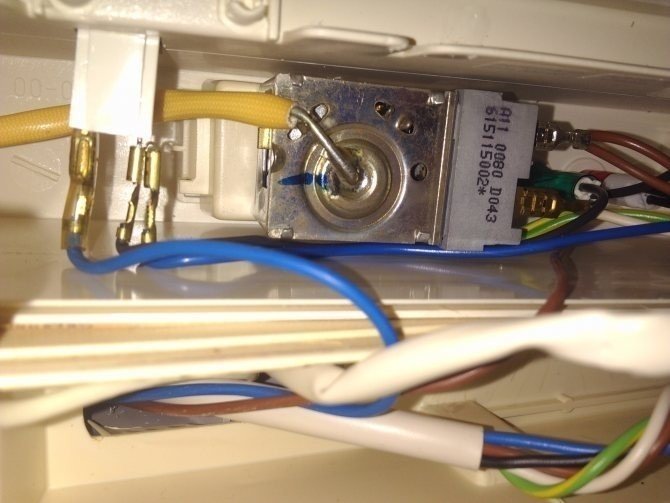Подключить терморегулятор холодильник индезит