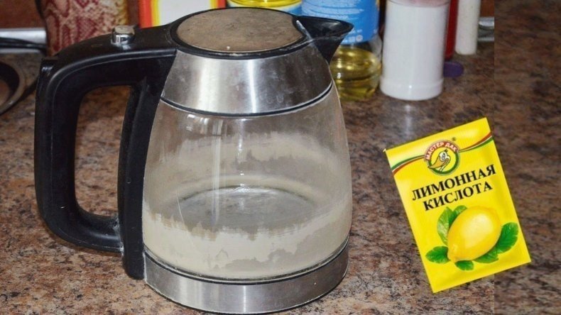 Сколько лимонной кислоты нужно для чистки чайника