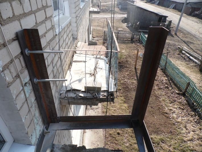Опалубка для балконной плиты
