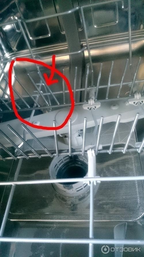 Посудомоечная машина бош снизу
