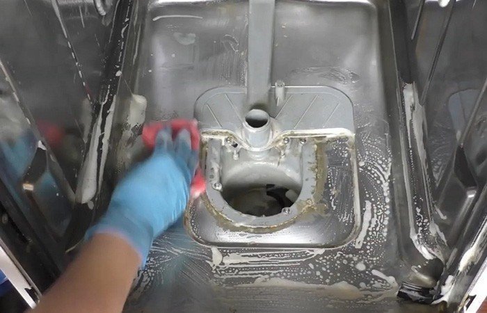 Теплообменник посудомоечной машины промыть уксусом