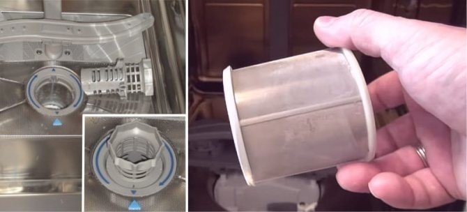 Чистка фильтра посудомоечной машины siemens