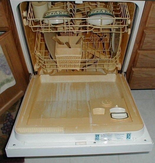 Открывание посудомоечной машины