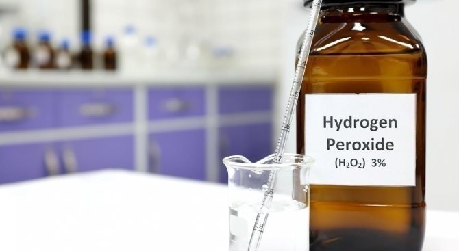Hydrogen peroxide breaking down