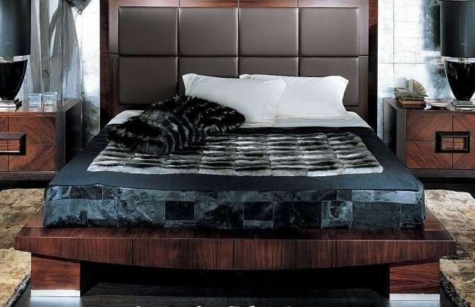 Двуспальная кровать giorgio collection кожа
