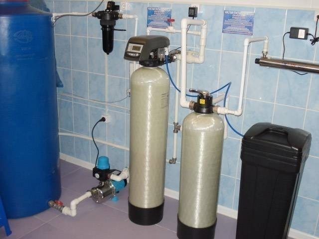 Система очистки воды из скважины от железа и сероводорода