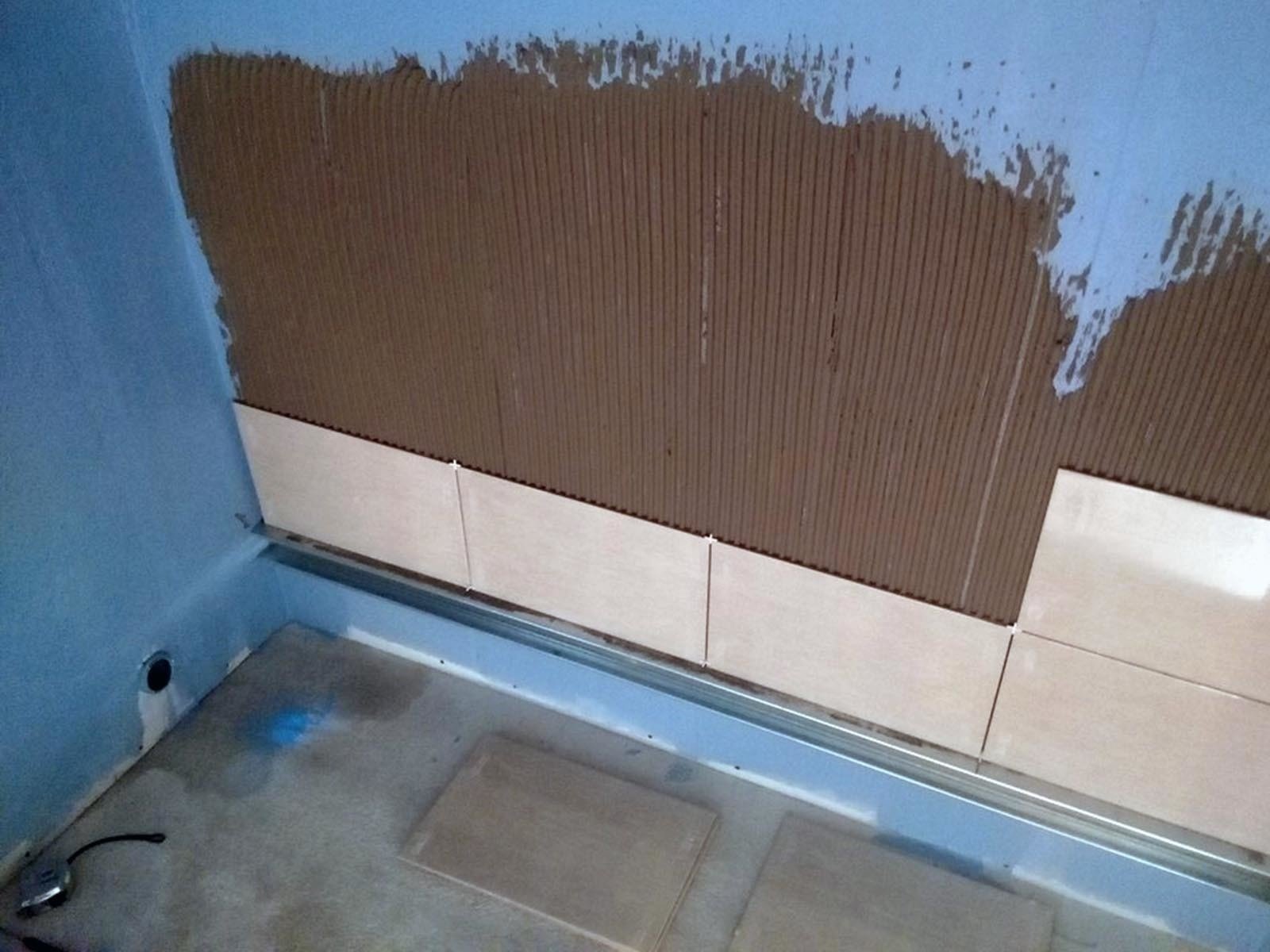 Плитка на гкл в ванной на стену