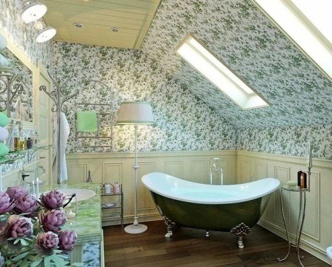 Дизайн ванной комнаты в частном доме