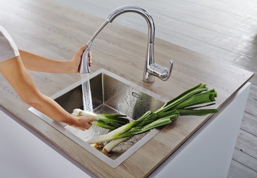 Grohe ladylux cafe pull faucet
