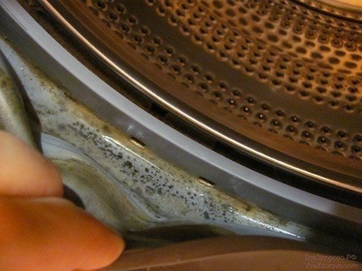 Накипь на барабане стиральной машины