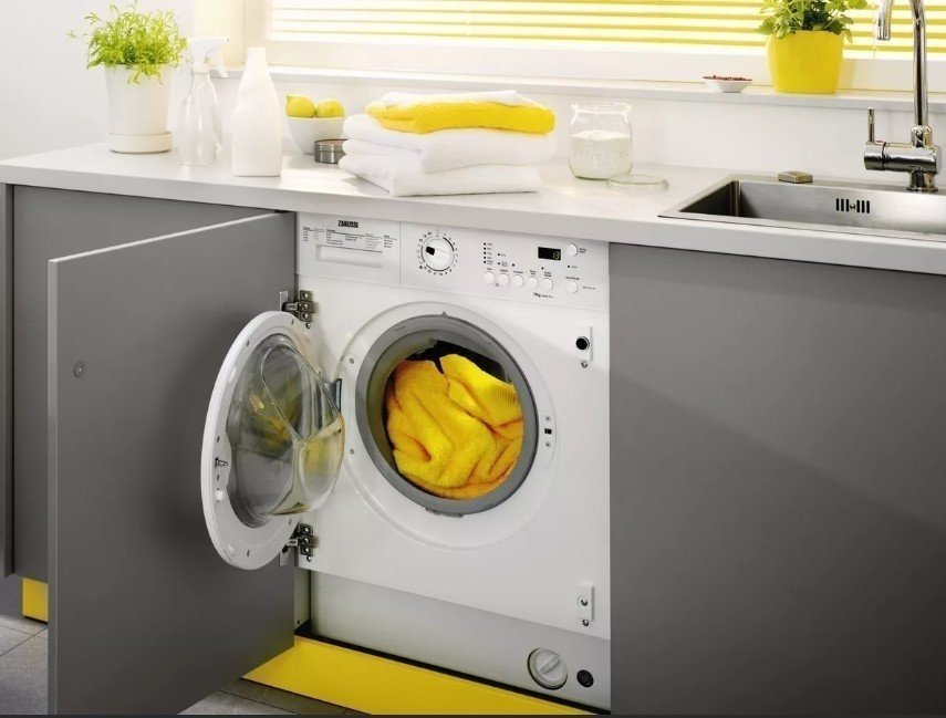 Встраиваемая стиральная машина zanussi